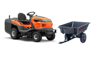 Traktor ogrodowy Husqvarna TC 220T + przyczepka AL-KO