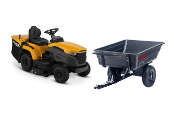 Traktor ogrodowy z koszem Stiga Estate 398 W SE + Przyczepka AL-KO