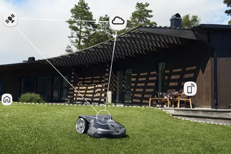 Robot koszący Husqvarna Automower® 310E NERA 1500 m² zestaw z modułem Epos do pracy bezprzewodowej