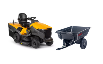 Stiga Estate 9122 W silnik Honda Traktor ogrodowy z koszem + przyczepka AL-KO