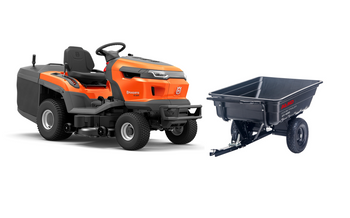 Traktor ogrodowy Husqvarna TC 220T + przyczepka AL-KO