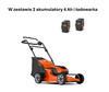 Kosiarka akumulatorowa HUSQVARNA LC 137i zestaw z akumulatorem 2 x 4 Ah