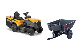 Traktor ogrodowy z koszem Stiga Estate 384 + przyczepka AL-KO