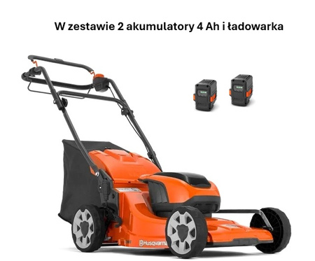 Kosiarka akumulatorowa z napędem HUSQVARNA LC 142iS zestaw z akumulatorem 4 Ah