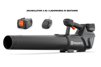Dmuchawa akumulatorowa Husqvarna Aspire B8X-P4A Zestaw z akumulatorem 4 Ah